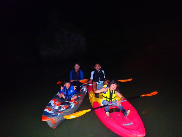 宮古島　ナイトカヤック