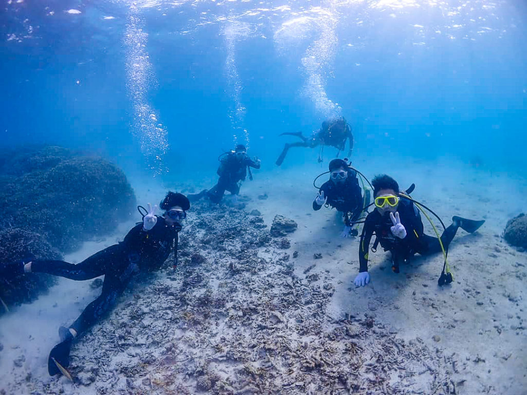 宮古島の体験ダイビング