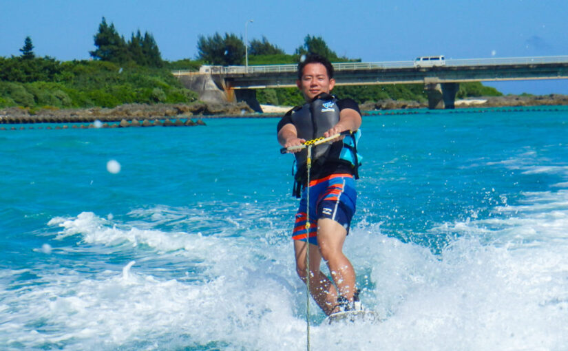 宮古島　ウェイクボード