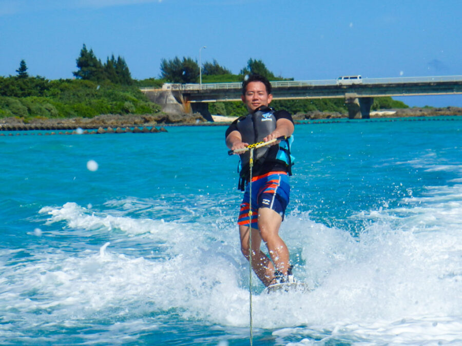宮古島　ウェイクボード