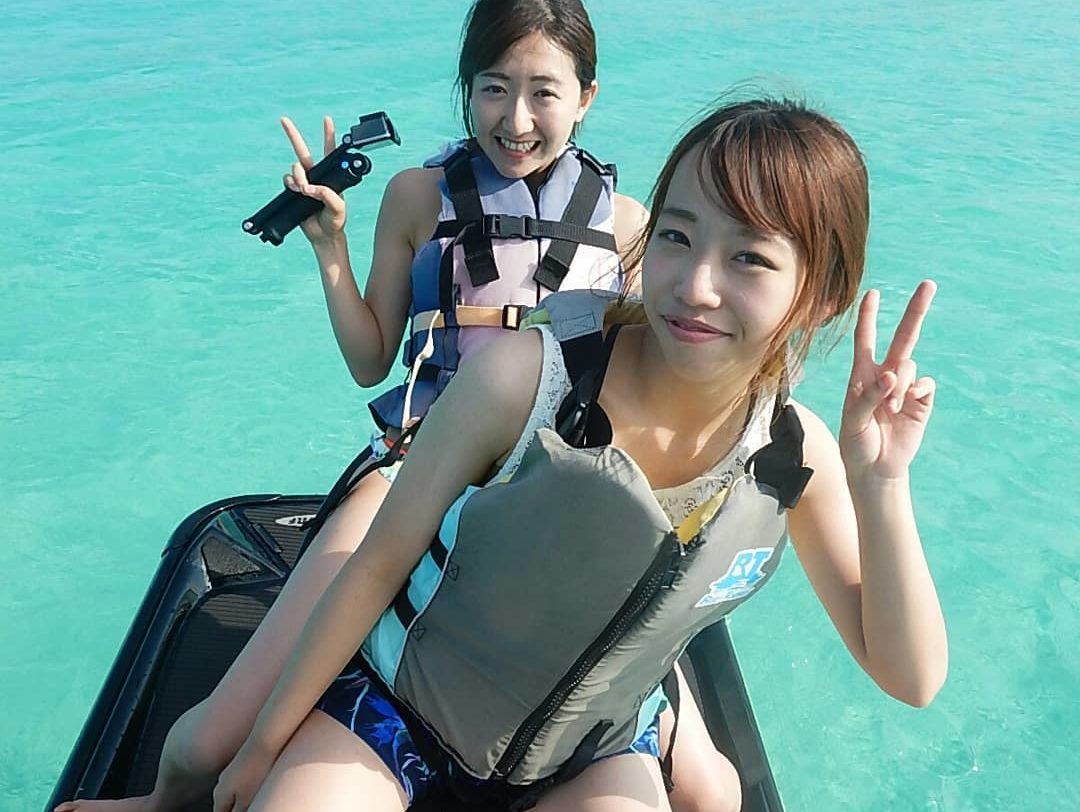 ジェットスキーを女子旅で楽しむ