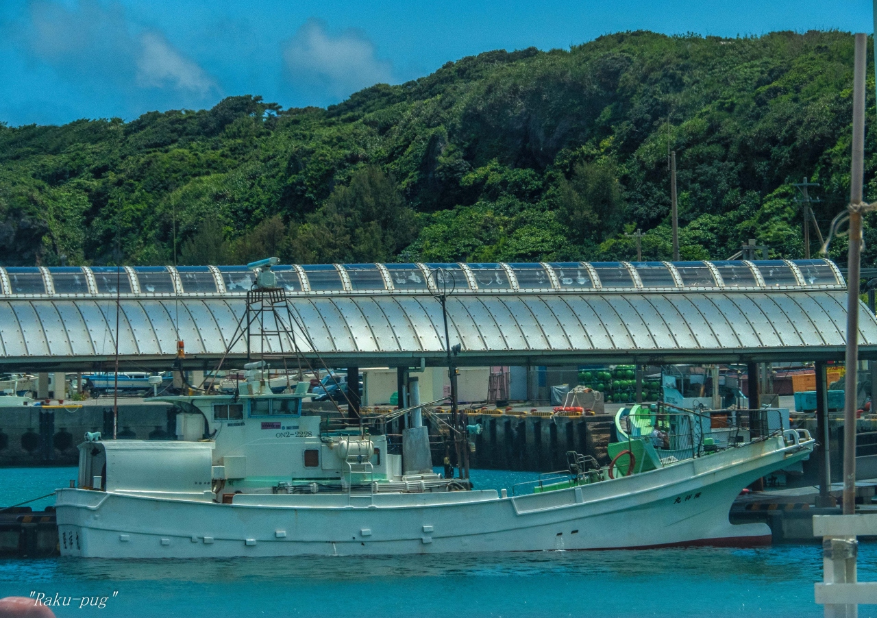 伊良部島観光スポットの佐良浜漁港（佐良浜港）