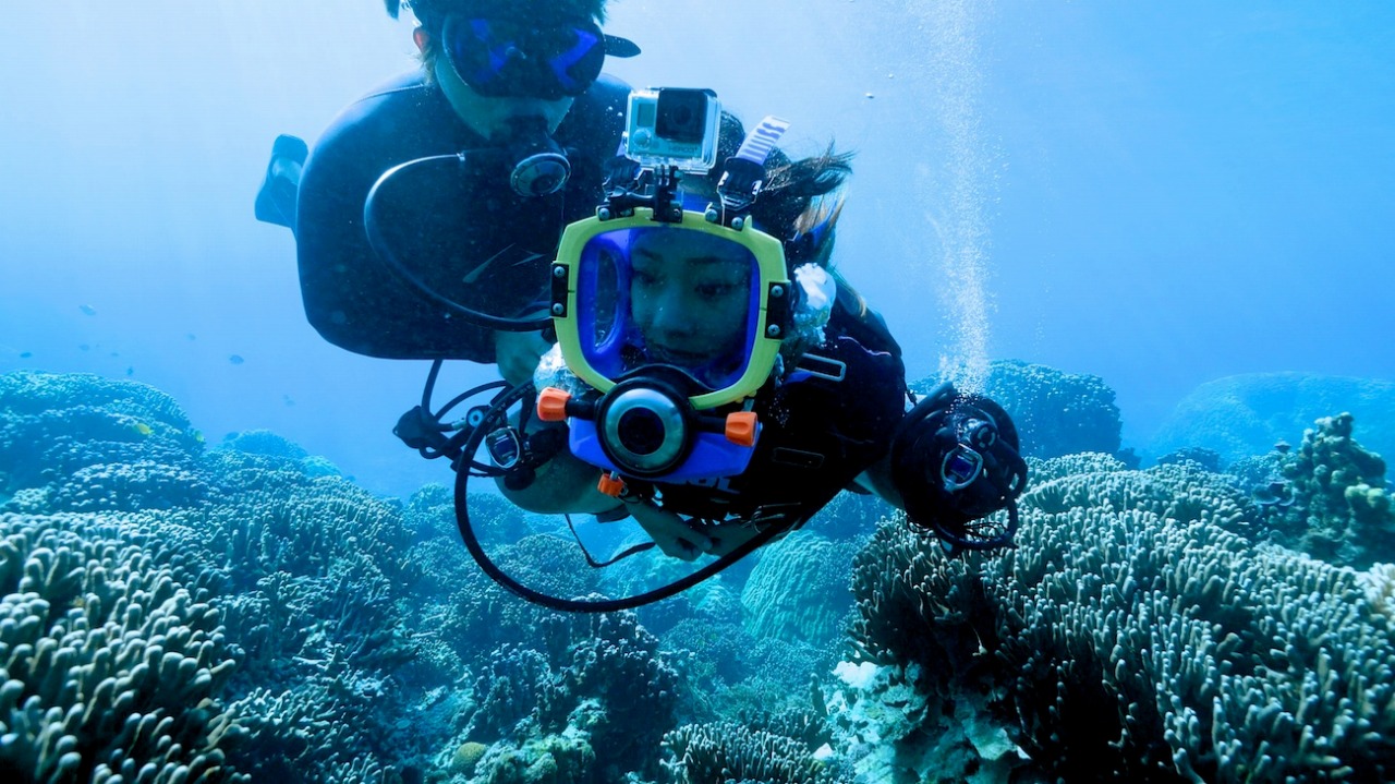 スローダイビングで初めて体験ダイビング