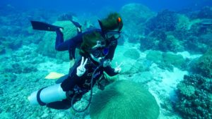 宮古島のダイビングの青の洞窟