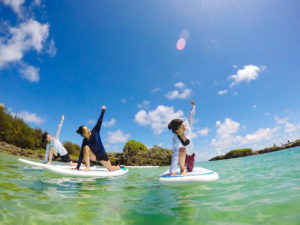 宮古島のSUPヨガ