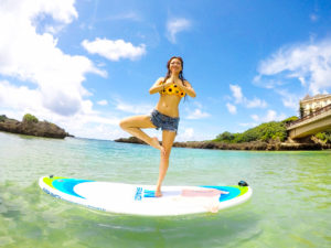 宮古島のSUPヨガ