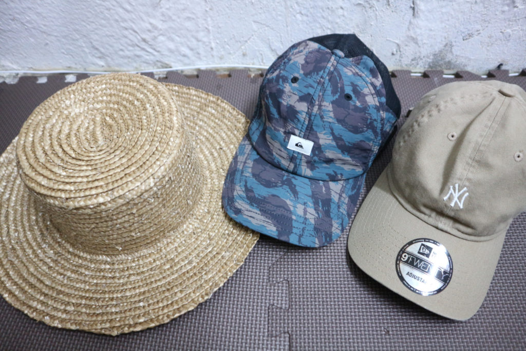 宮古島の持ち物の帽子