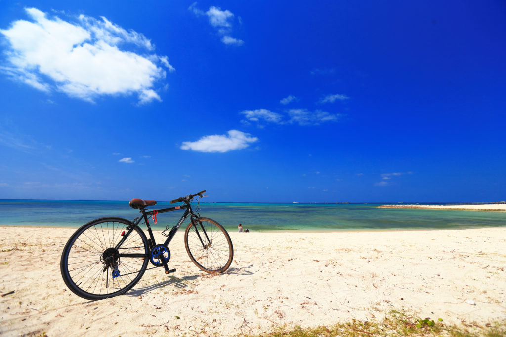 自転車での宮古島旅行のイメージ