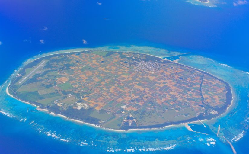 多良間島の全景