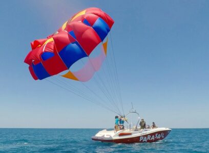 【宮古島/スカイスポーツ】上空から絶景を堪能しよう！パラセーリング体験★当日予約OK《2日前の17時までキャンセル料無料！》