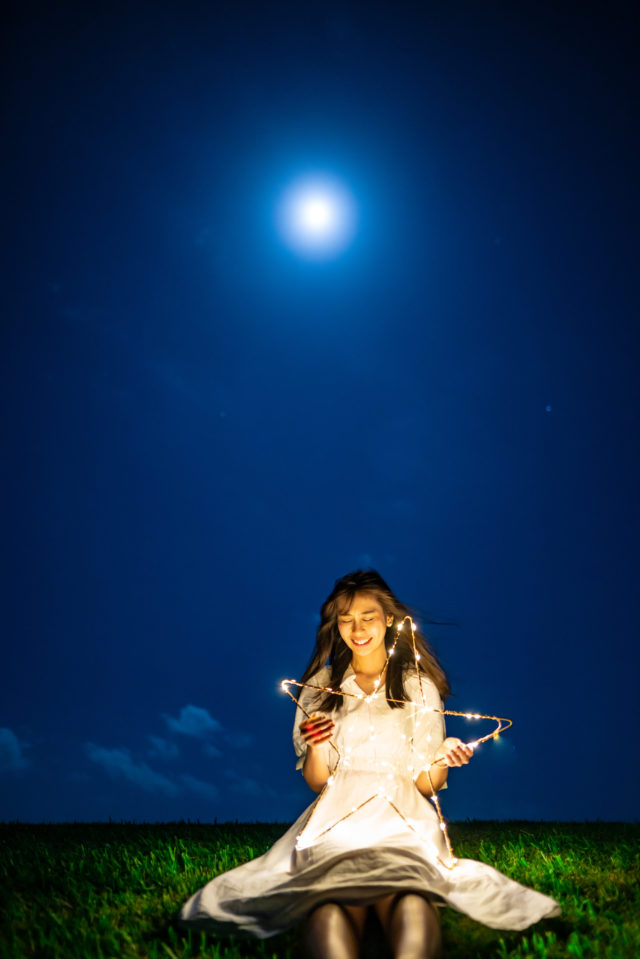 星空フォトツアー,宮古島,天の川,満月