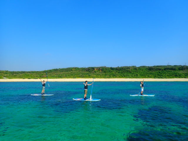 宮古島　ビーチSUP