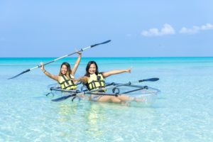 宮古島でクリアカヤック