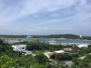 池間島遠見台跡からの景色