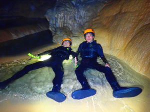 宮古島鍾乳洞のパンプキンホール