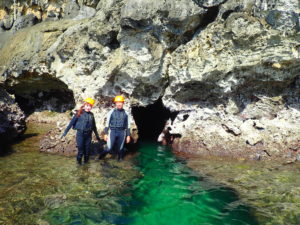 宮古島鍾乳洞のパンプキンホール