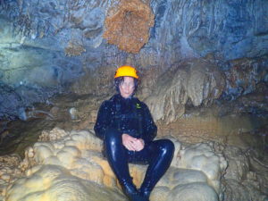 宮古島鍾乳洞のパンプキンホール