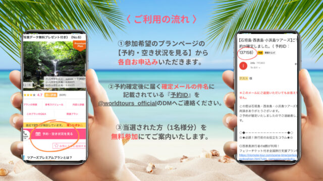 Instagramキャンペーン割引のご利用流れ