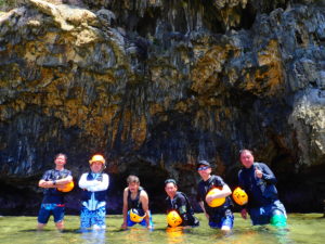 宮古島パンプキン鍾乳洞、ケイビング、団体、