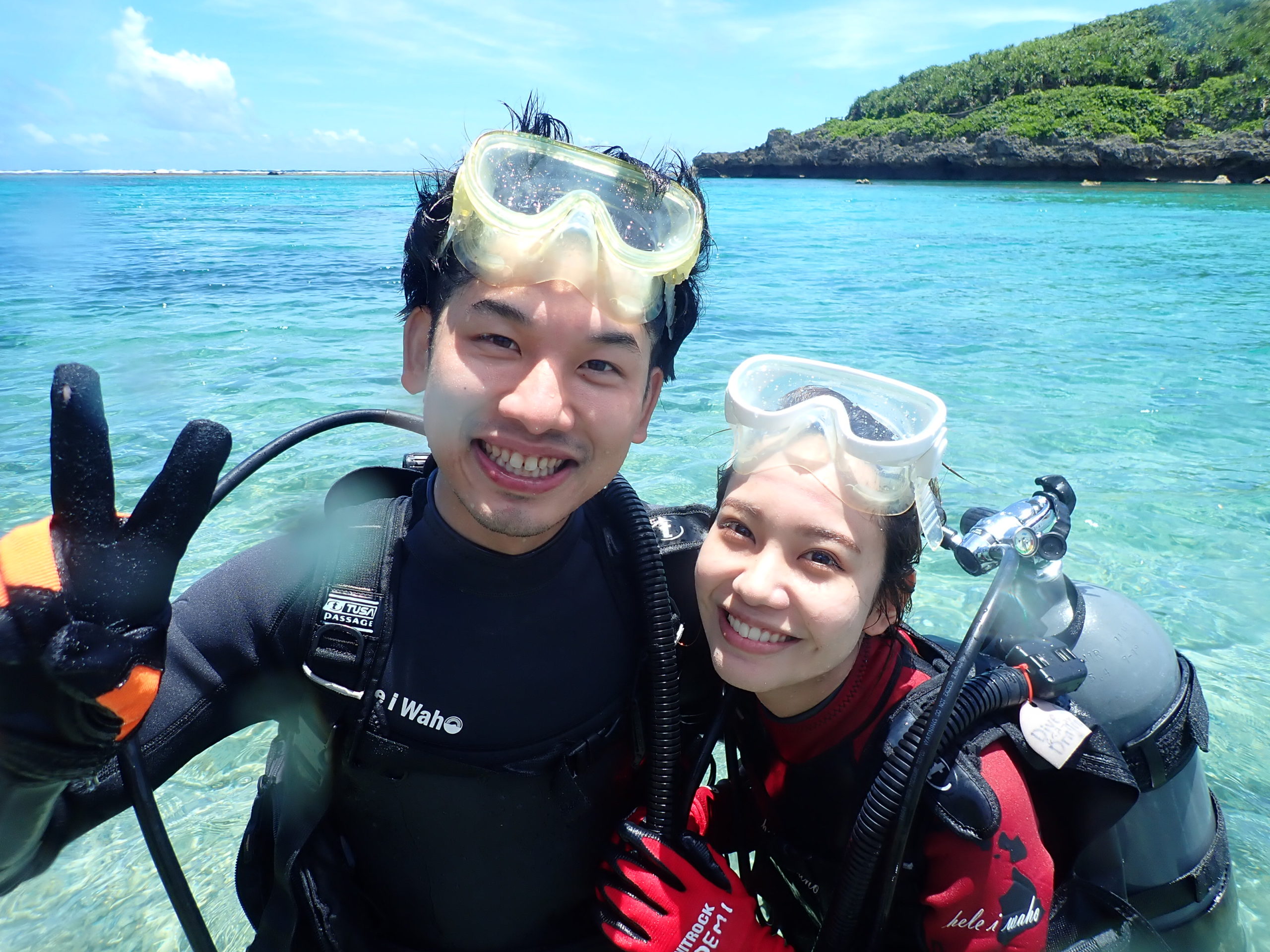 【宮古島/貸切/約2時間】当日予約OK！初心者大歓迎のビーチ体験ダイビングツアー＜写真無料＆温水シャワー付き＞前日18:00までキャンセル無料（No.945）