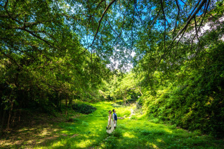 宮古島,ウェディングフォト,新婚,カップル,白い砂浜,宮古島の海,家族で,ドローン