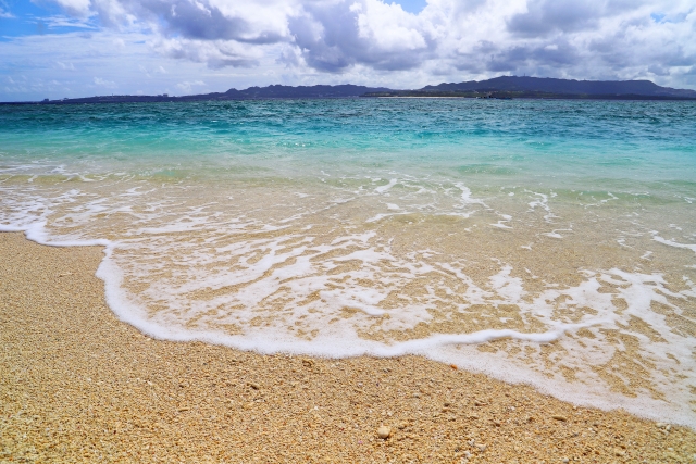 水納島　ビーチ