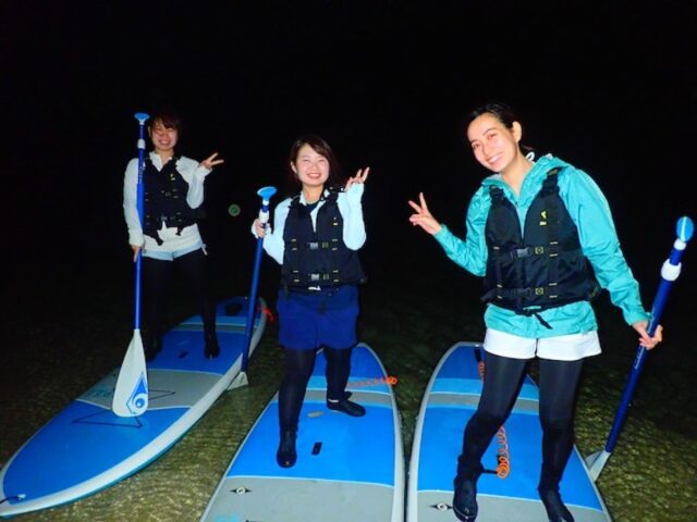 宮古島　ナイトSUP