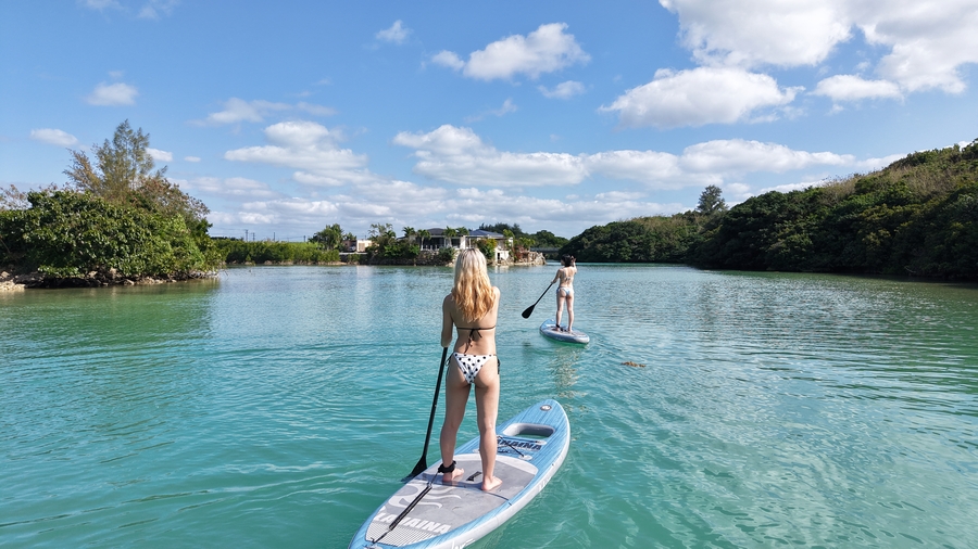 【宮古島/約1時間半】マングローブSUPで味わう静かな非日常ツアー☆時間帯が選べて無理なく安心◎《写真無料・未就学児無料》（No.754）