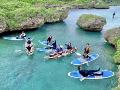 【宮古島/1日】定番セット！絶景ビーチでSUP/カヌー＆トロピカルシュノーケリングツアー★写真撮影＆送迎可