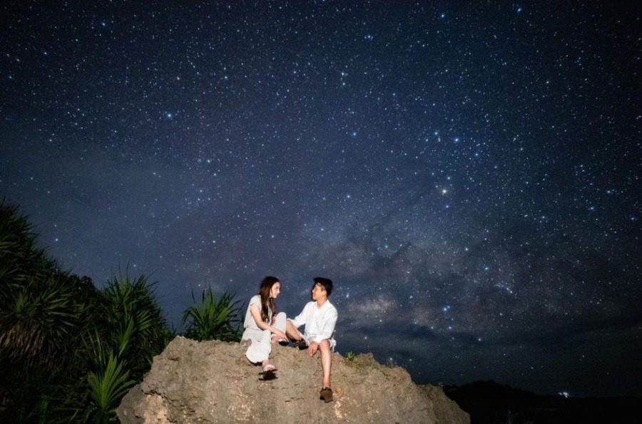 【宮古島/夜】当日予約OK☆フォトコンテスト受賞のカメラマンがご案内！SNSで大人気の星空フォトツアー★通常プラン6枚前後（No.989）