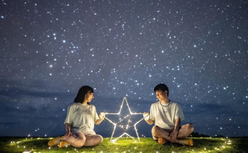 星空撮影、イルミネーションフォトNo.919
