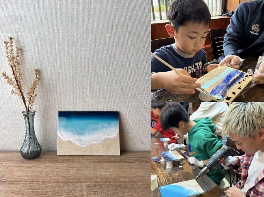 【宮古島/90分/当日予約OK♪】お土産にもおすすめのレジンアート☆B5サイズプラン《雨の日OK・空港から車で5分の好立地》（No.786）