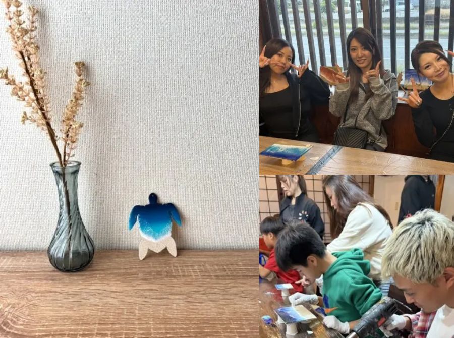 【宮古島/90分/当日予約OK♪】プレゼントにもぴったりのレジンアート☆小サイズのウミガメプラン《雨の日OK・空港から車で5分の好立地》（No.789）