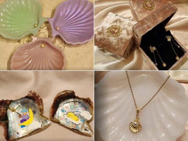 本真珠取り出し体験　アクセサリー作り