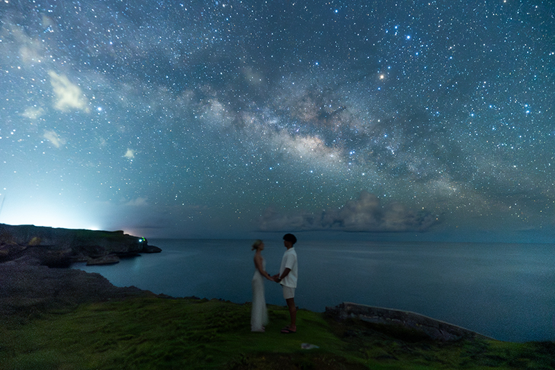 【宮古島/夜】当日予約OK☆天の川や夜空の絶景を見に行こう♪星空撮影スタンダードプラン15枚以上・30分撮り放題《返金保証付き》（No.778）
