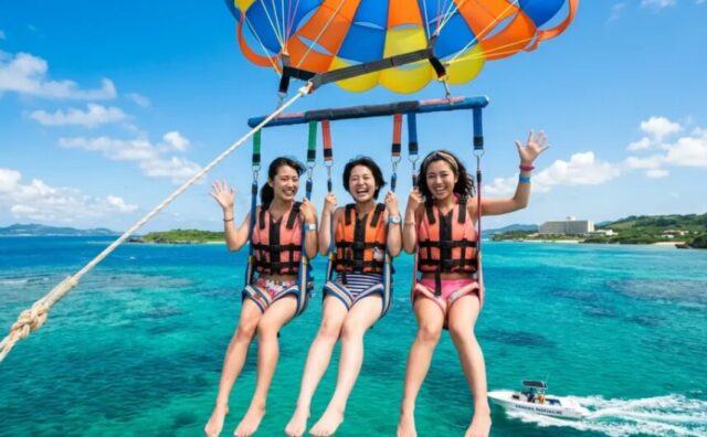 宮古島　パラセーリング