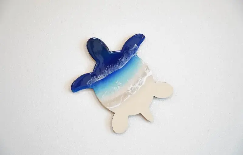 レジンアート体験　ウミガメ大