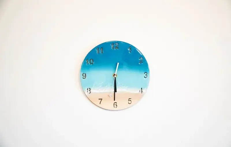 レジンアート体験　時計