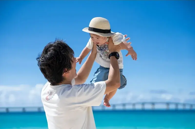 【宮古島/約30分】0歳から参加できる♪前浜ビーチで30分以内のお手軽フォトプラン！当日納品ですぐにシェア☆早朝撮影OK◎〈口コミ投稿で＋5カット特典あり〉（No.765）