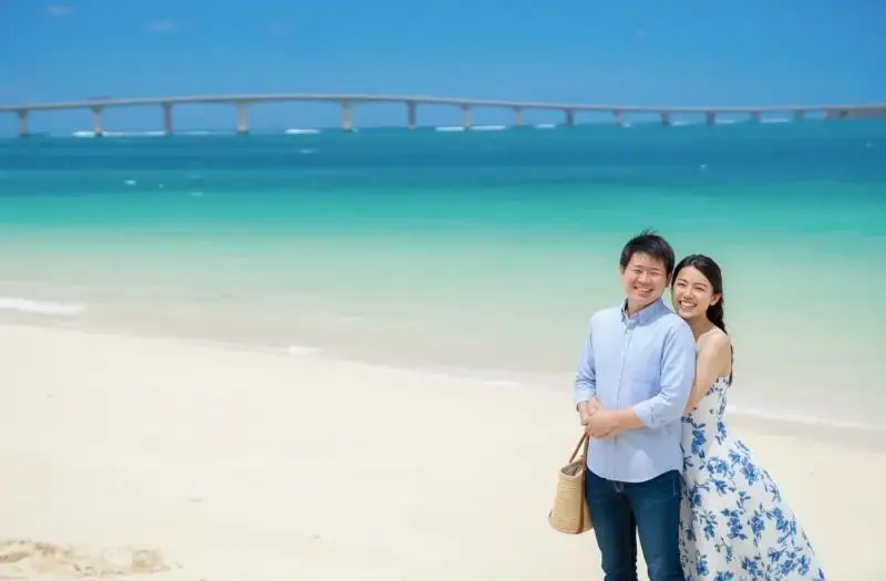 【宮古島/約4時間】ドライブ＆ランチ付き！ふたり旅ロケフォトプラン☆ドローン空撮も可能◎当日納品で旅先からシェア〈送迎付き〉（No.771）