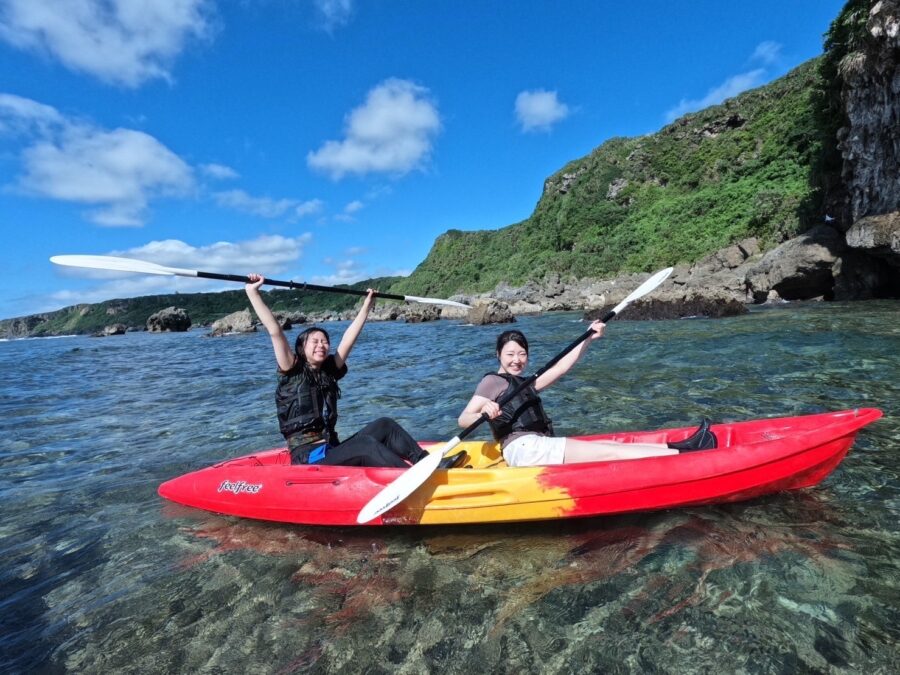 【半日/約2時間/チャーター】贅沢貸切プラン★世界レベルの透明度！宮古島の美ら海で絶景シーカヤックツアー《写真無料＆送迎相談可》子連れ家族・団体にもおすすめ（No.774）