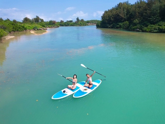 マングローブ、SUP、カヌー