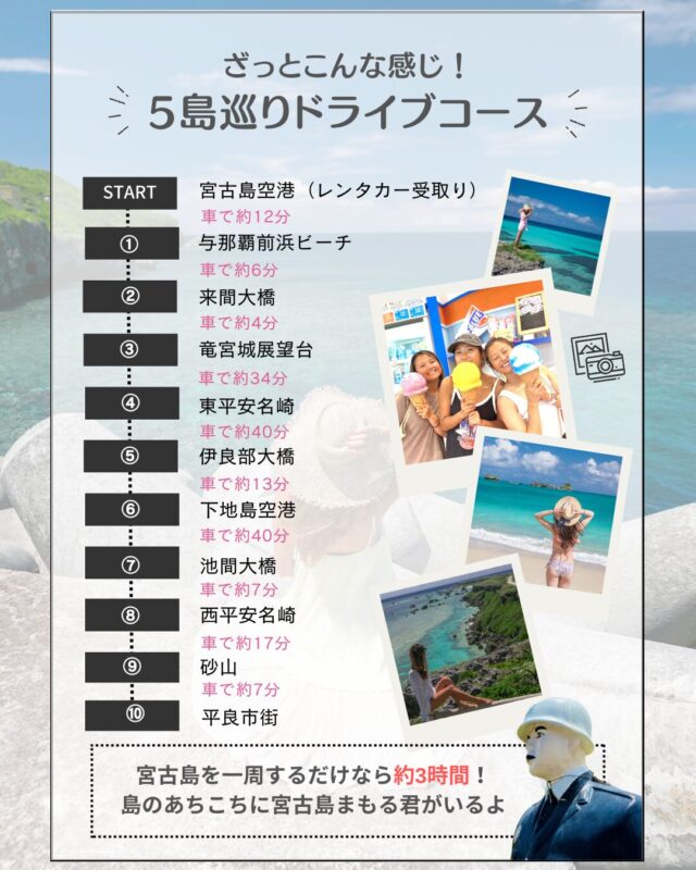 【宮古島】失敗しない一人旅の満喫方法！おすすめ観光スポットや1名参加OKアクティビティツアーをご紹介