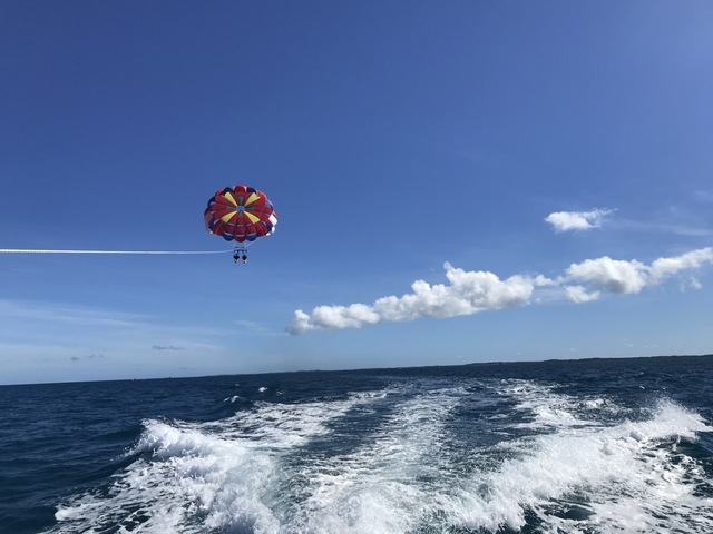 【宮古島/スカイスポーツ】上空から絶景を堪能しよう！パラセーリング体験★当日予約OK《2日前の17時までキャンセル料無料！》（No.893）