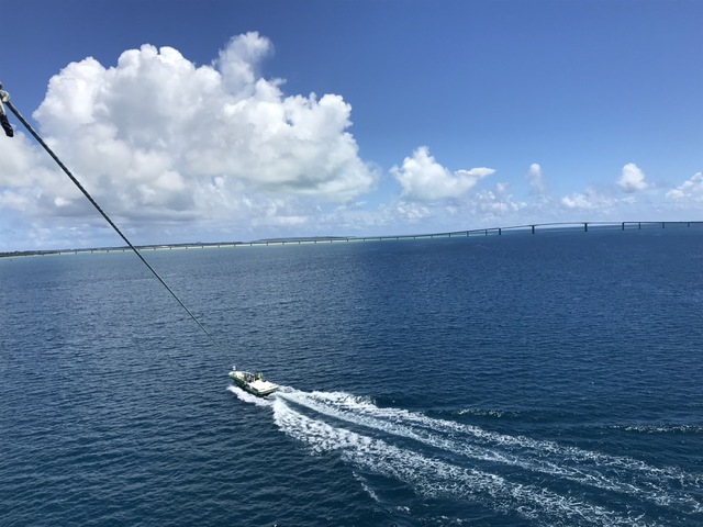 【宮古島/スカイスポーツ】上空から絶景を堪能しよう！パラセーリング体験★当日予約OK《2日前の17時までキャンセル料無料！》（No.893）