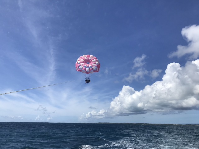 【宮古島/スカイスポーツ】上空から絶景を堪能しよう！パラセーリング体験★当日予約OK《2日前の17時までキャンセル料無料！》（No.893）