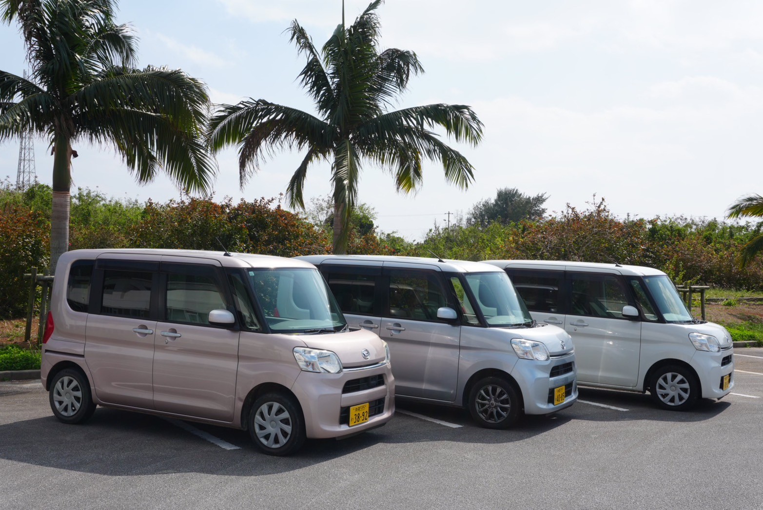 【宮古島・レンタカー】軽クラス自動車《最大4名乗り》カーナビ標準装備付き♪ 空港／ホテル／港送迎／乗り捨て対応可（No.r13）