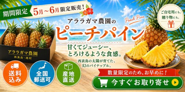 西表島のパイナップル通販