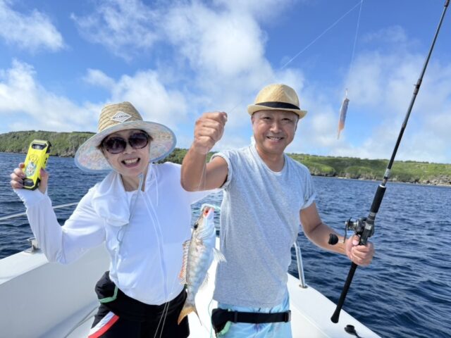 宮古島、釣り、家族
