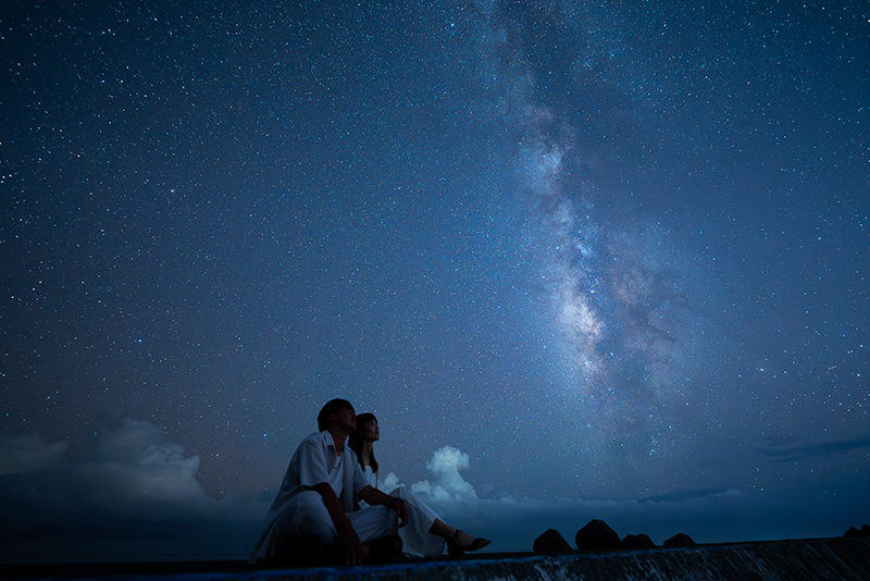 【宮古島/夜】当日予約OK☆天の川や夜空の絶景を見に行こう♪星空撮影カジュアルプラン《8枚納品・星空専門プロカメラマン撮影》（No.999）